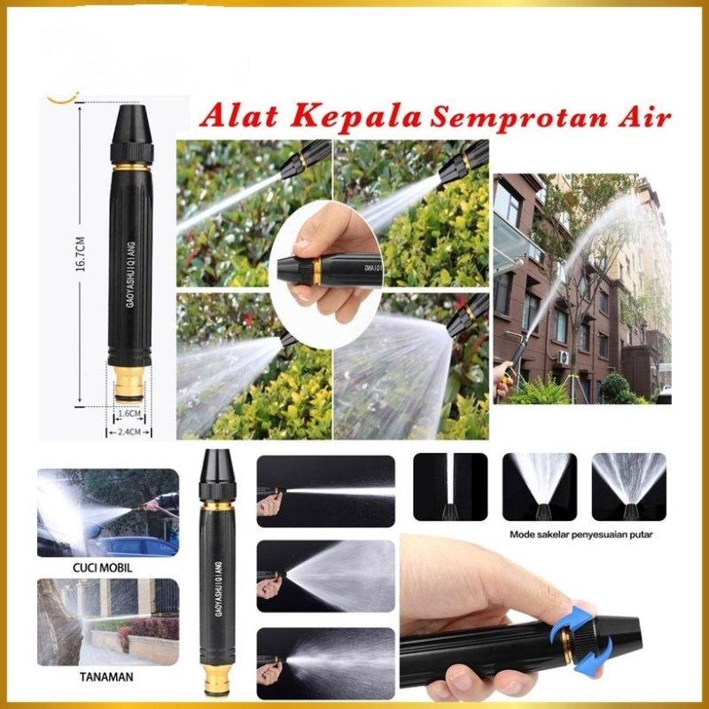 Kepala Semprotan Air Alat Spray Taman Steam Motor Mobil Serbaguna