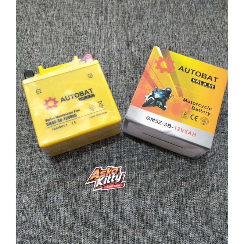 Aki Kering Mio Sporty atau smile merk autobat