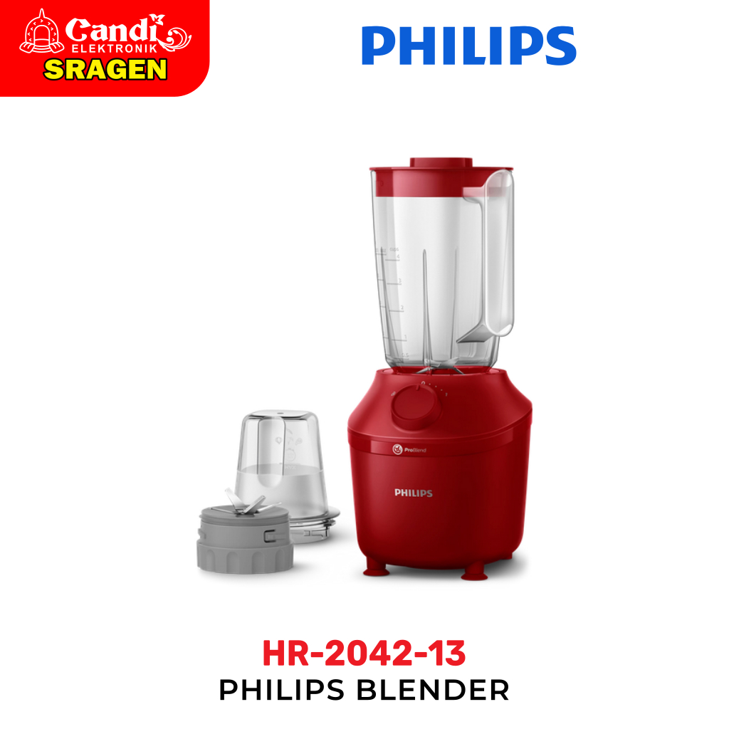 PHILIPS Blender Plastik Problend 1 Liter - HR-2042/13