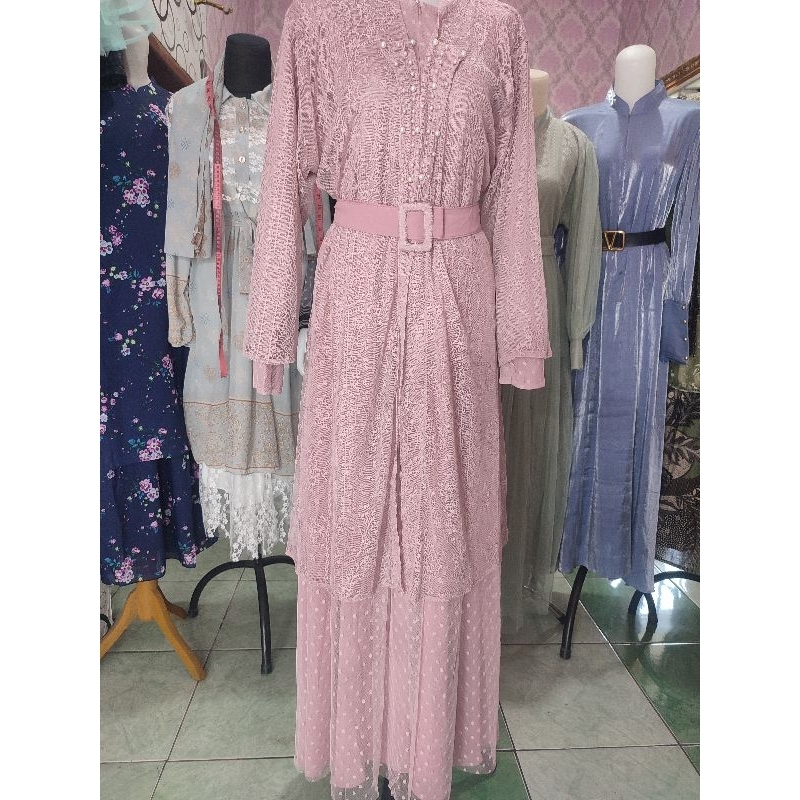 gamis brukat malika
