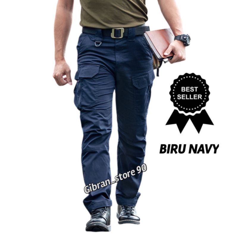 CELANA PANJANG TACTICAL PRIA BIRU NAVY