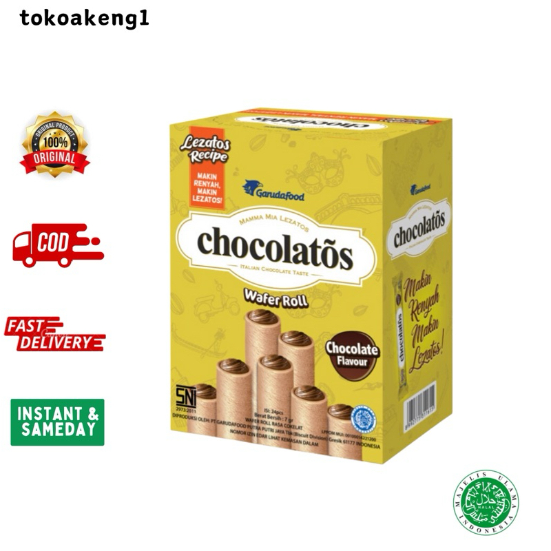 

CHOCOLATOS Wafer Roll 500 (8GR x 24 PCS)