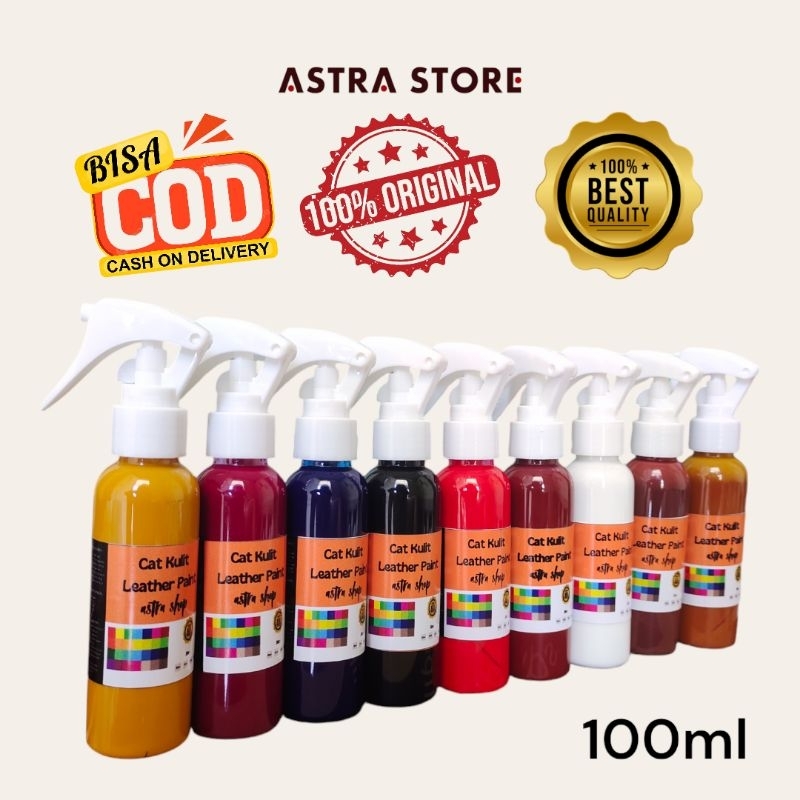 

Leather Paint Cat Kulit tas, sepatu jaket,dll.(100ml)-Astra Store