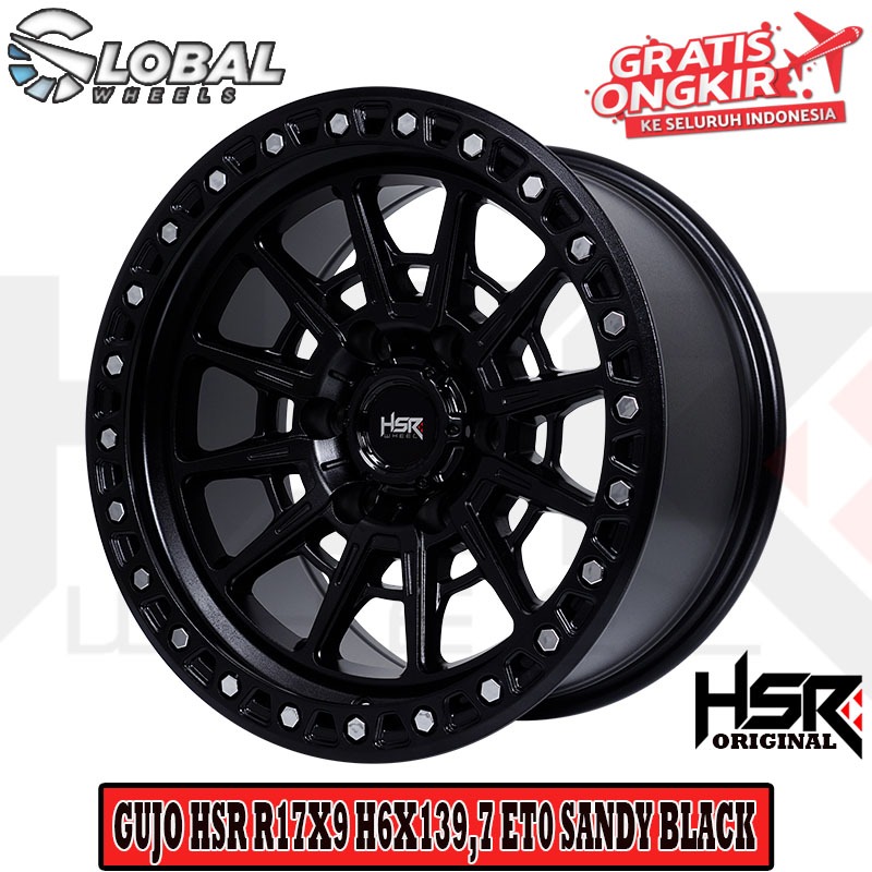 Velg Mobil HSR Gujo Ring 17 Semi Offroad Buat Pajero Fortuner Triton Dmax Terano Hardtop Hilux