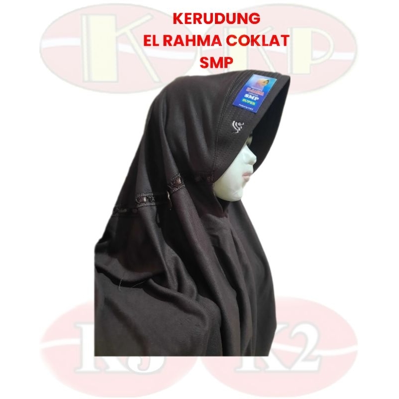 kerudung bergo sekolah SD SMP El Rahma