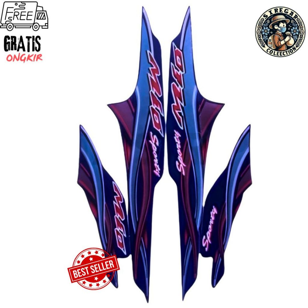Stiker Striping Mio Sporty 2005 - List Stiker Standar Mio Sporty 2005 - Striping Mio Sporty 2005