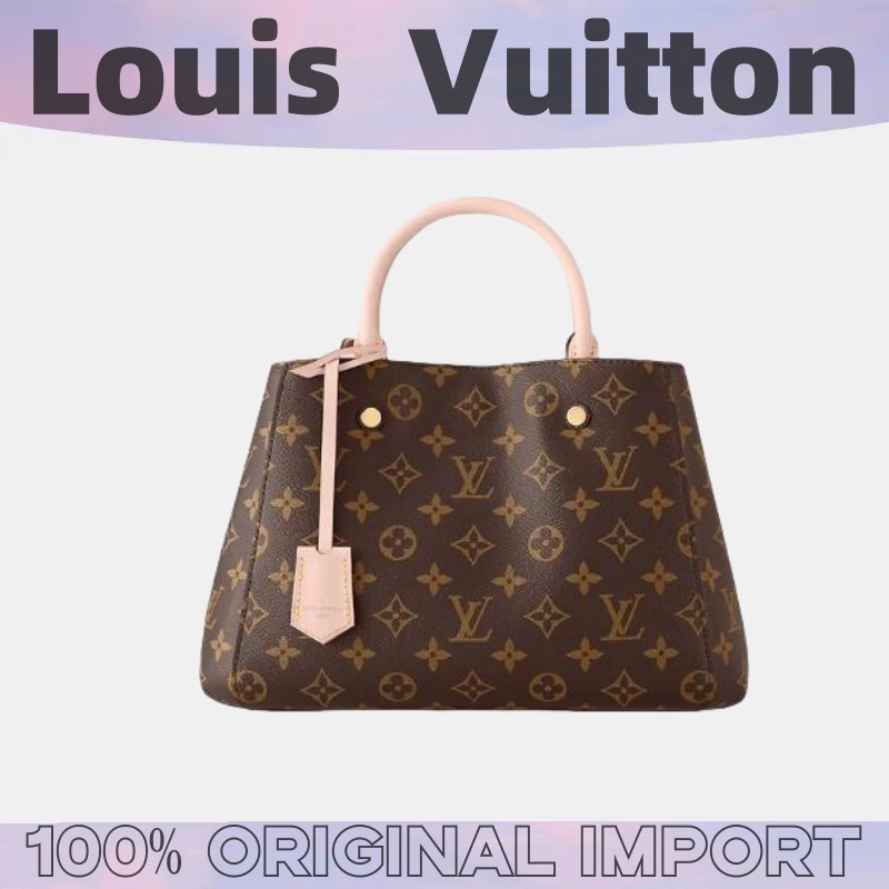 【100% original】Louis Vuitton LV Montaigne BB handbag shoulder bag ,Ransel Wanita Tas Tote Bag