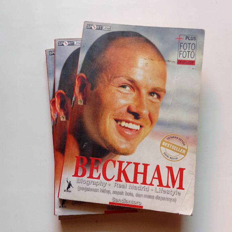 BUKU BECKHAM BIOGRAPHY - REAL MADRID - LIFESTYLE