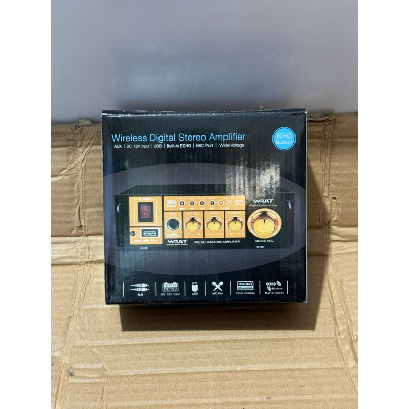 Targa Amplifier Mini Bluetooth D06 Power Ampli Stereo Karaoke