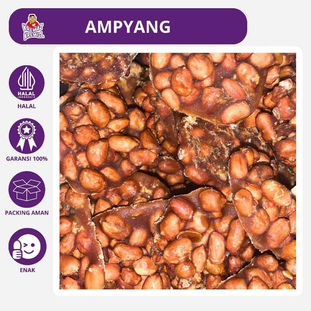 

AMPYANG / AMPYANG KACANG GULA JAWA MANIS 250gr 500gr