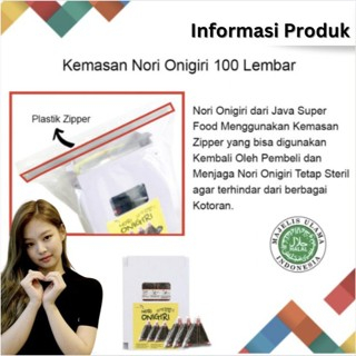 

bGF NORI ONIRI (100 LEMBAR!) Nori Wrapper Khusus Bungkus Nori Triangle / Sushi Nori (PROMO!)