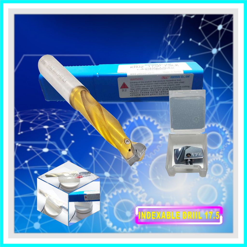 BOR INSERT UDRILL UKURAN 17,5MM FREE 1 INSERT