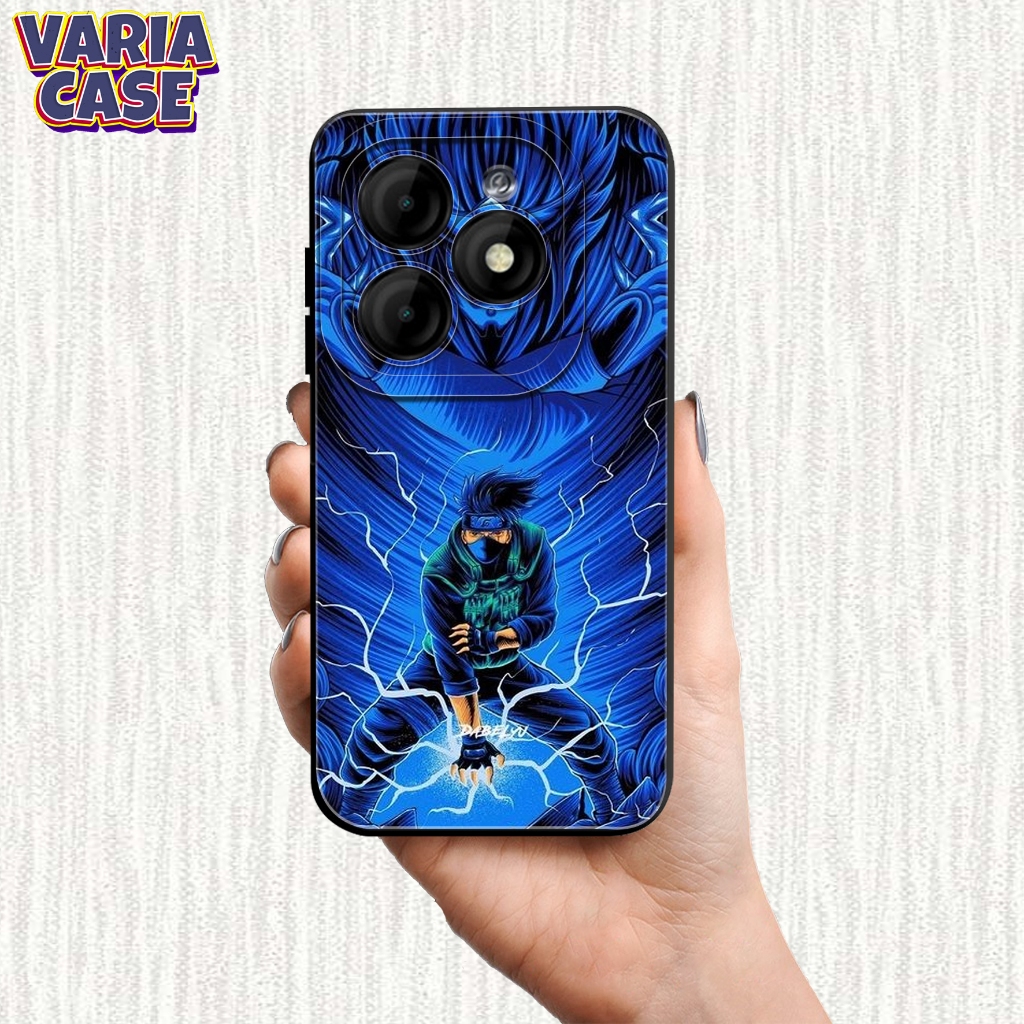 CASE ITEL P55 NFC - CASE MOTIF GAARA  - Softcase Premium - Bening Transparant - Silikon HP - Kesing 