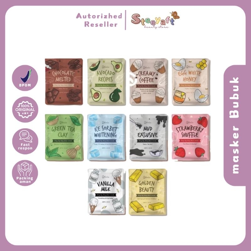 Lea Gloria Masker Wajah Organik 20 gram Face Mask By Lea Gloria - Masker by Lea Gloria - Masker Bubu