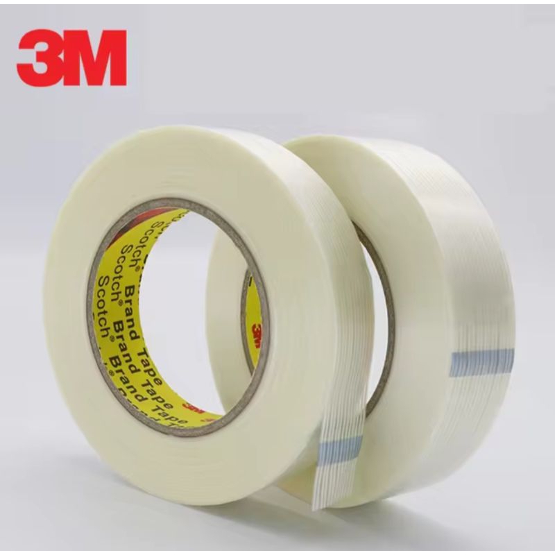 Filament 3M Clear-Isolasi Tape-Lakban Serat Super Kuat 18mm x 55meter-Filament Tape