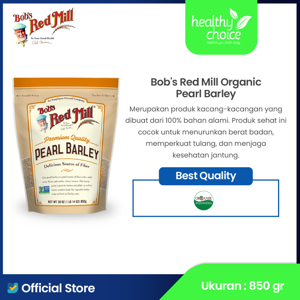

Bob's Red Mill Pearl Barley 850 gr