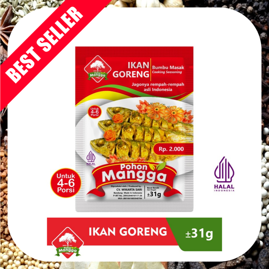 

Best Seller Bumbu Masak IKAN GORENG Cap Pohon Mangga