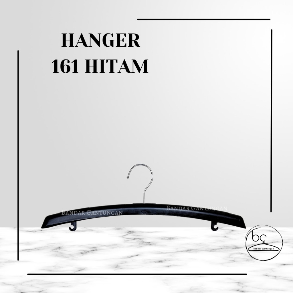 1 PCS Hanger 161 Body Gantung Mika  / Hanger Body Mika / Gantungan Hanger Body Mika Gantungan Bahu L