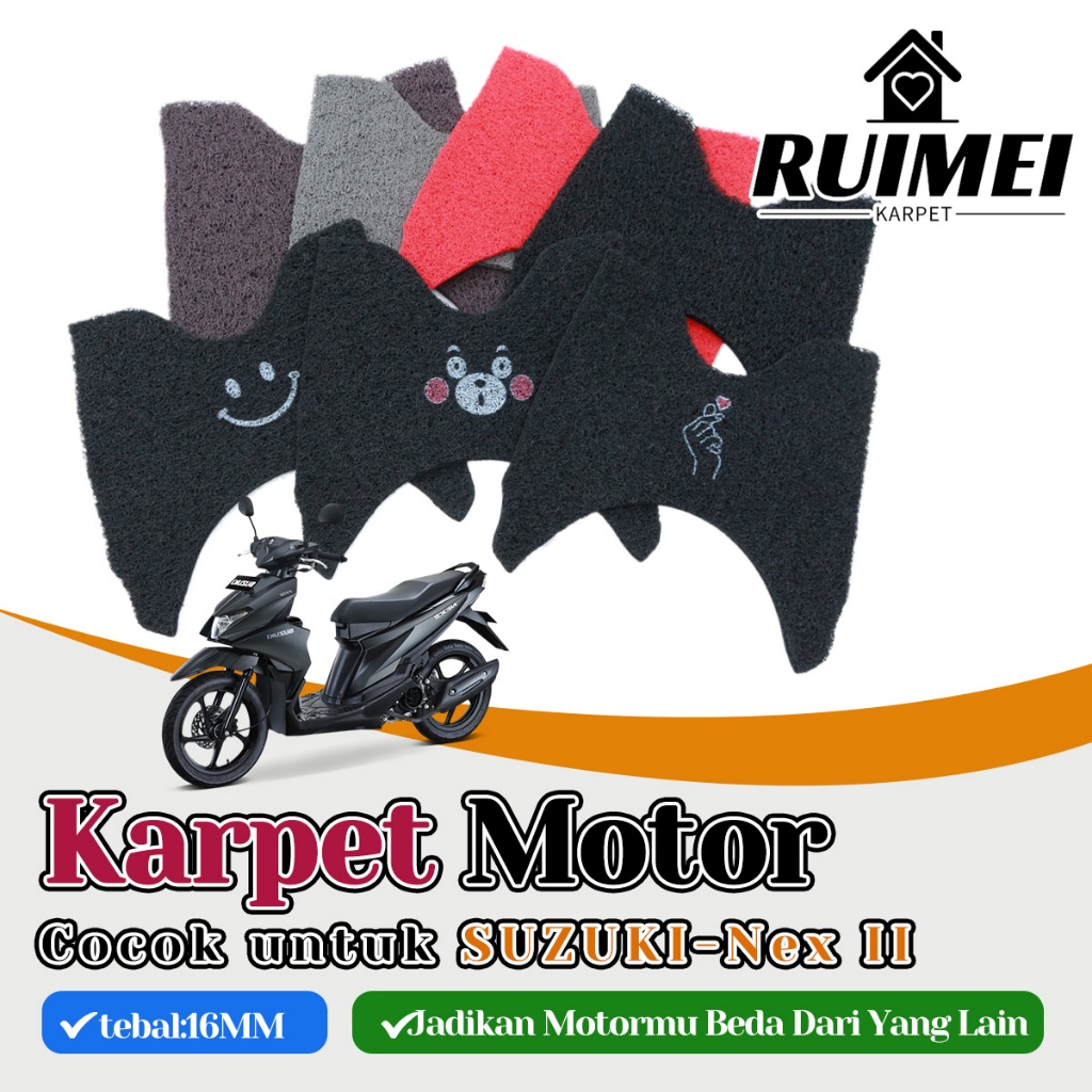 RUIMEI karpet Nex II karpet Suzuki Nex II karpet motor Suzuki Nex II Keset Nex II motif Print