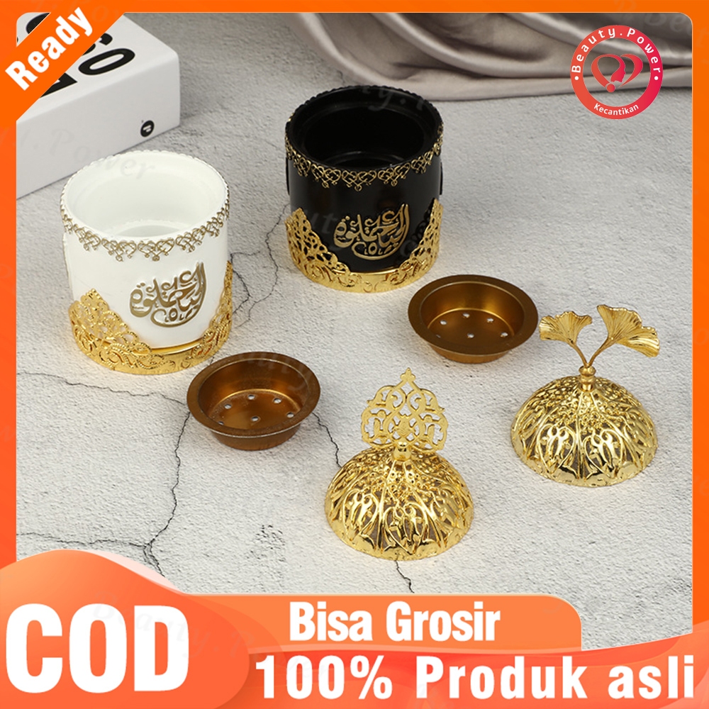 Tempat Bakar Dupa mabkharah Keramik Arab Kaligrafi Dekorasi Rumah