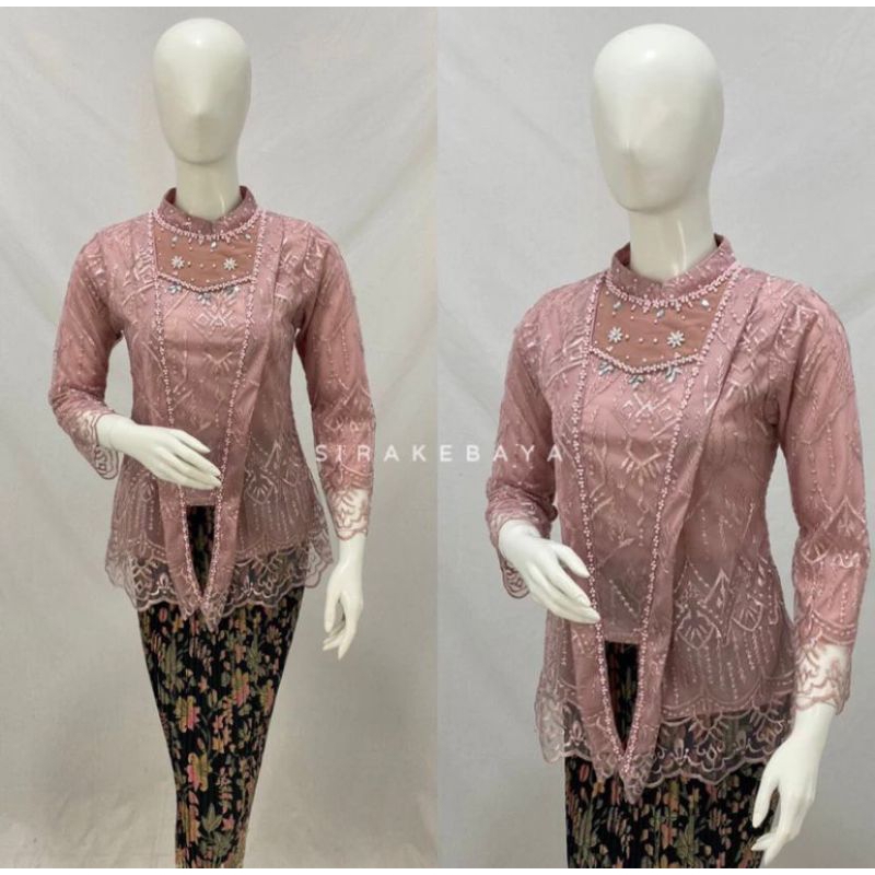 Stelan kebaya kutubaru hijab-kebaya wisuda terbaru-kebaya pesta modern-kebaya kartini