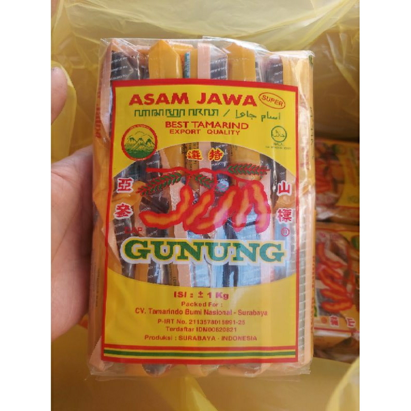 

Asam Jawa Cap Gunung Daging Tanpa Biji 75gram