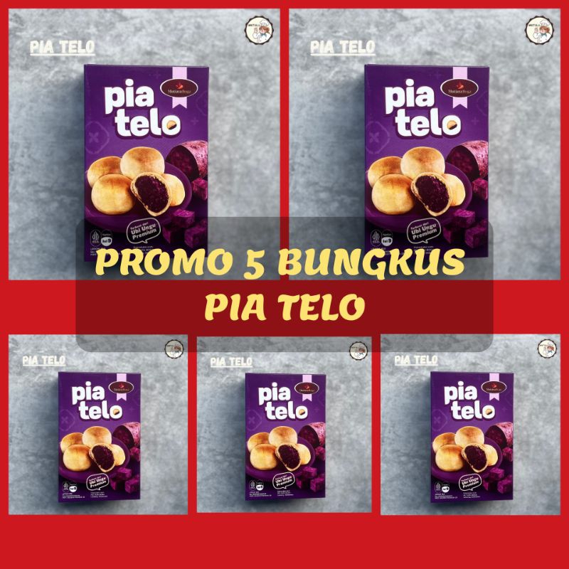 

[PROMO] 5 BUNGKUS CAMILAN KUE PIA TELO PURPLE SWEET POTATOES SWEETCAKE ISI 9 BIJI MURAH OLEH-OLEH MALANG