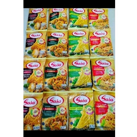 

(4pcs mix)sasa tepung serbaguna Kentucky.bakwan.pisanh goreng.serbaguna