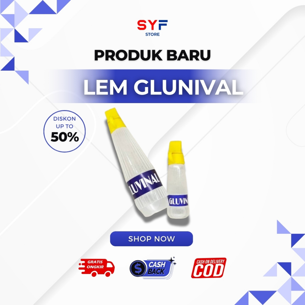 

Lem Kertas Murah / Lem Gluvinal Kecil / Lem Serbaguna