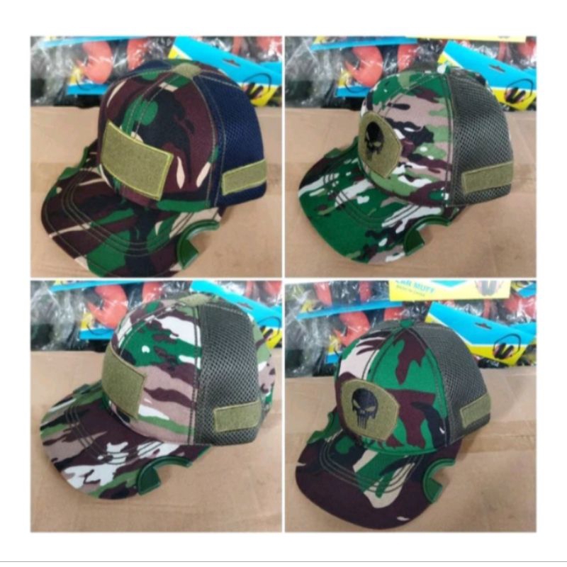 TOPI TACTICAL PREMIUM COAK_TOPI VELKRO LORENG