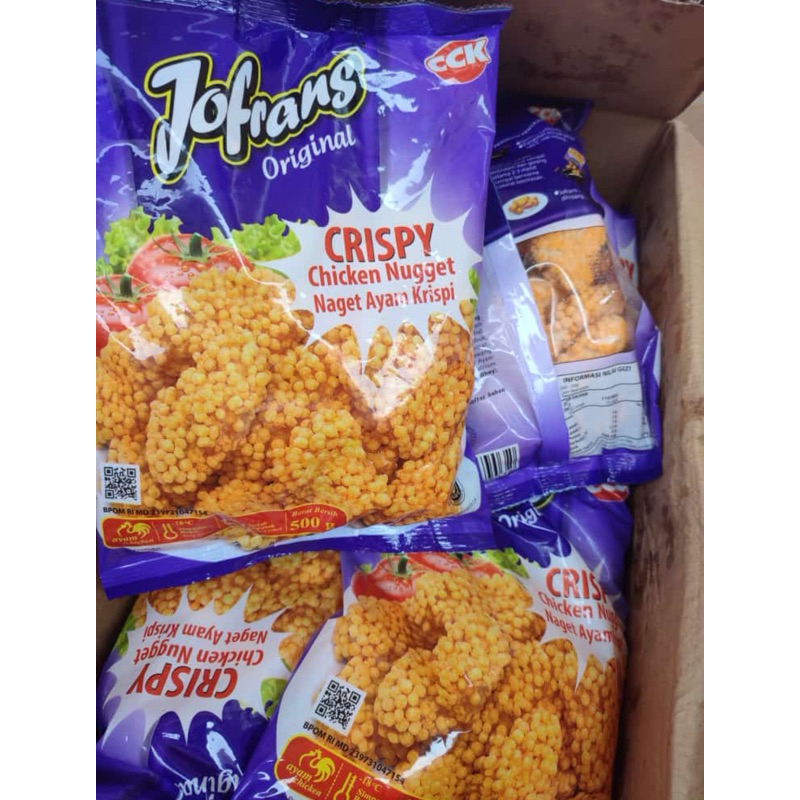 

Jofrans Nugget Crispy 500g (Khusus Jatim)