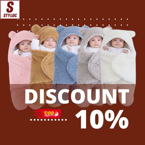 Selimut bayi/bedong bayi instan/selimut bayi karakter/ selimut bayi hangat dan lucu model beruang