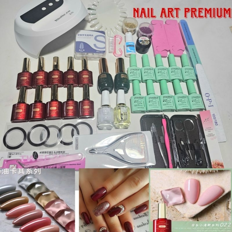 Paket Nail Art Lengkap/Paket Nail Art Premium