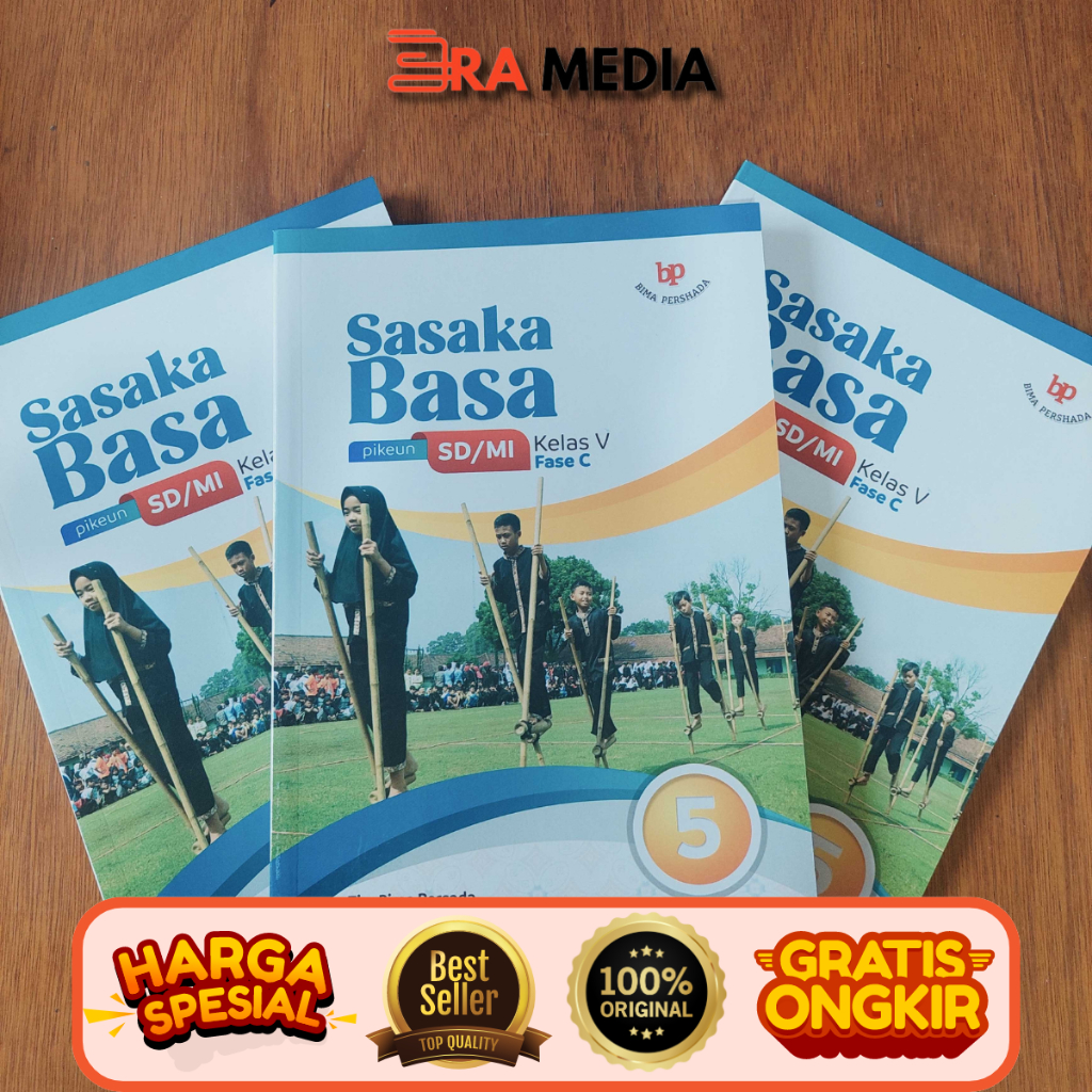 Buku Bahasa Sunda - SASAKA BASA untuk SD/MI kelas 5 (Bima Pershada)