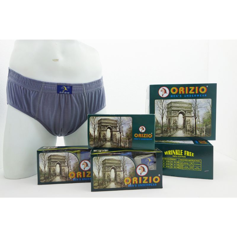 3 pcs Celana dalam pria Orizio / cd pria katun murah