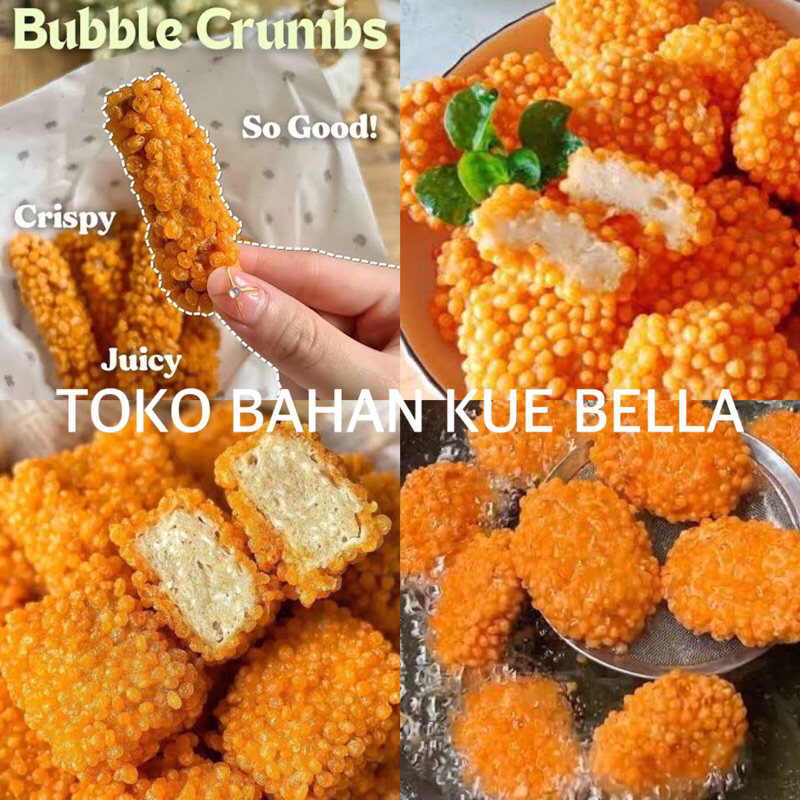 

Crunchy BUBBLE CRUMB 250gr, 500gr (REPACK) Tepung Nugget Breadcrumb
