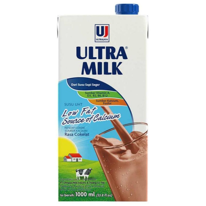 

Ultra Milk uht Low Fat Coklat 1Liter