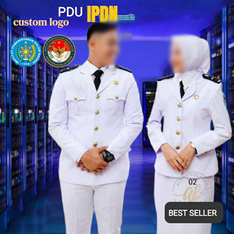 PRODUSEN SERAGAM PDUB_SERAGAM PDU IPDN KERAH V DAN KERAH BULAT(bisa custom warna&ukuran)