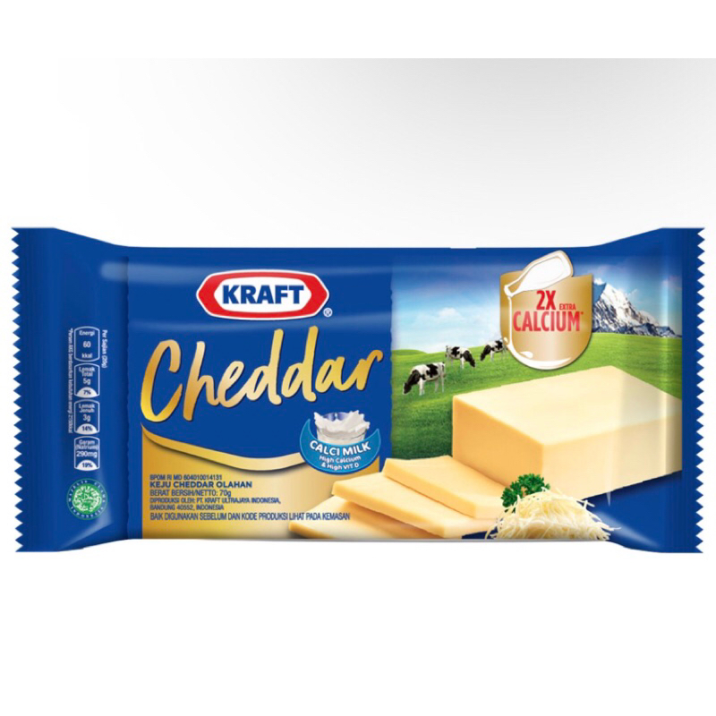 

Keju kraft Cheddar 70g