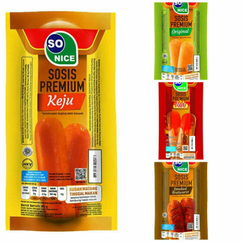 

So Nice sosis premium 60g