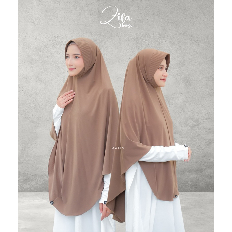 ZIFA BERGO UZMA BOGOR | DAILY BERGO UZMA | HIJAB DAGU MALAY PREMIUM INSTANT