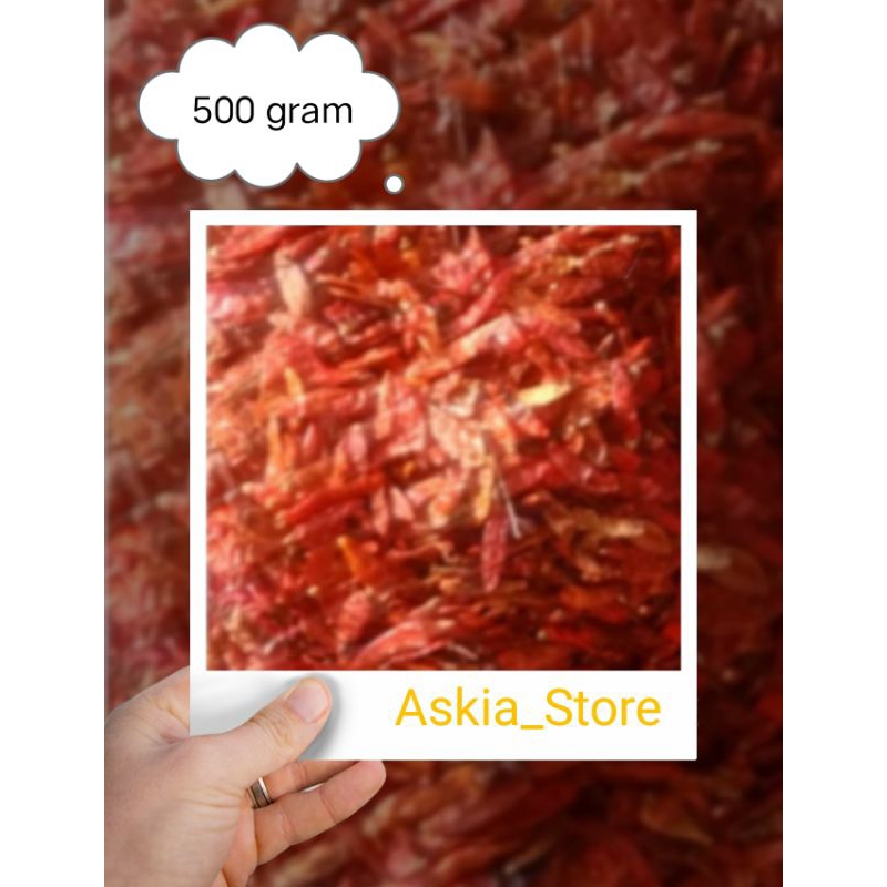 

Cabe Cabai Rawit Kering Pedas Tanpa Tangkai 500 gram