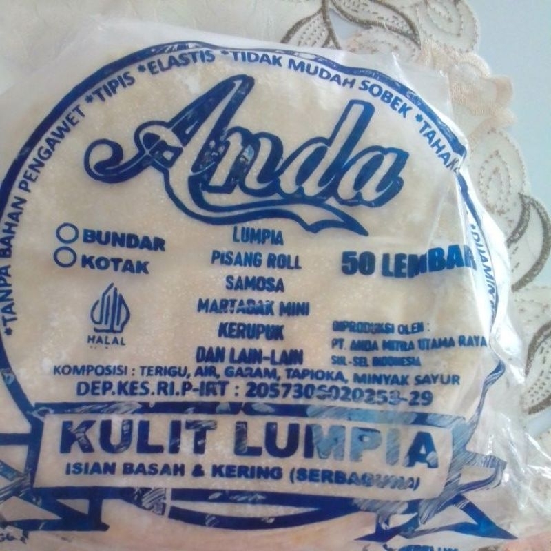 

Kulit Lumpia Bulat isi 50 Makassar