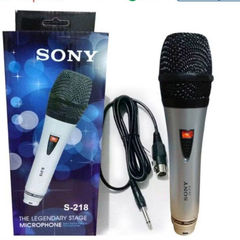 Mic microphone SONY SN 218 murah kualitas bagus / mic kabel Sony sn218 kualitas bagus murah x bass