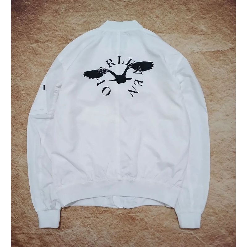 jaket pria berskha putih bersih bekas second preloved