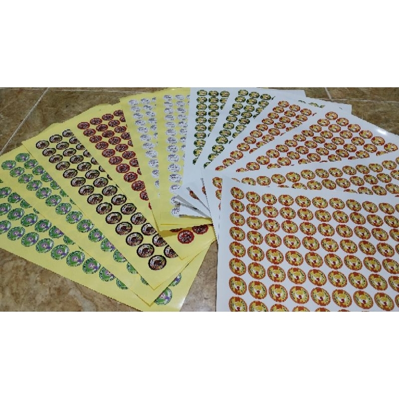 

STIKER POTONG BULAT / POLA