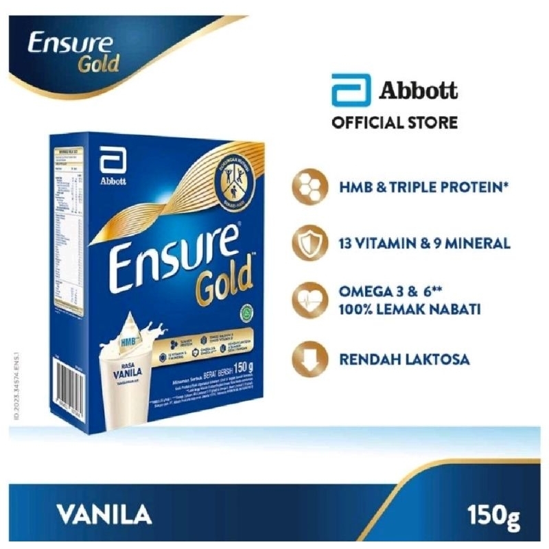 

ensure gold 150g vanila