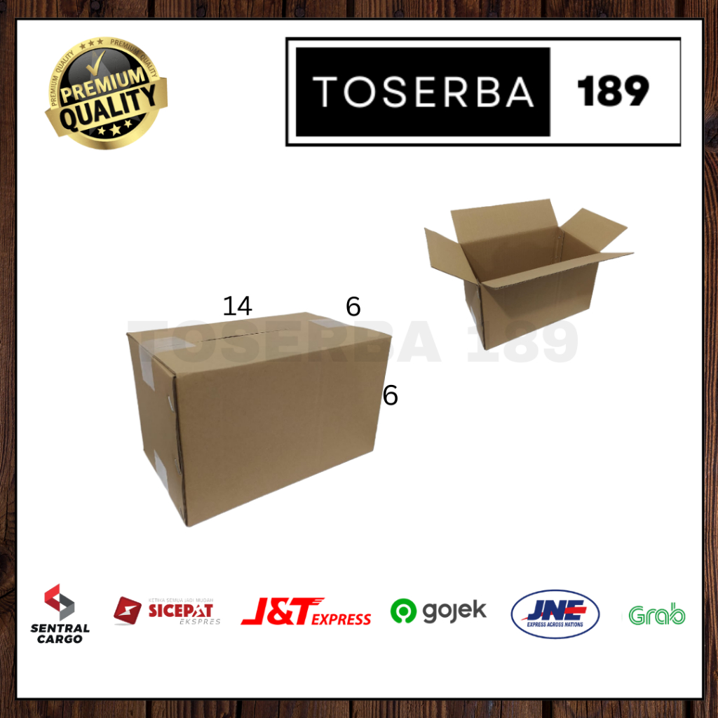 

Kotak kardus box packing uk 14x6x6 SHEET POLOS