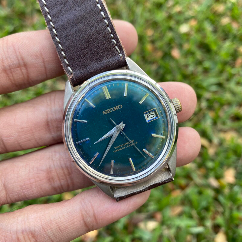 Jam tangan vintage Seiko Sea Horse rare langka japan Market Blue Dial JDM jadul kuno antik kuno