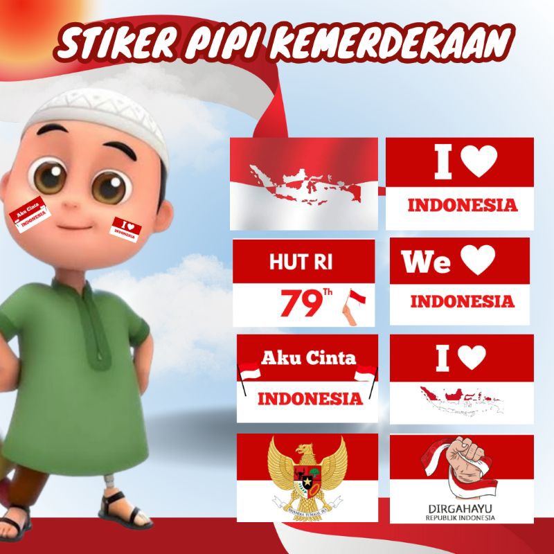 

Stiker Pipi Kemerdekaan RI